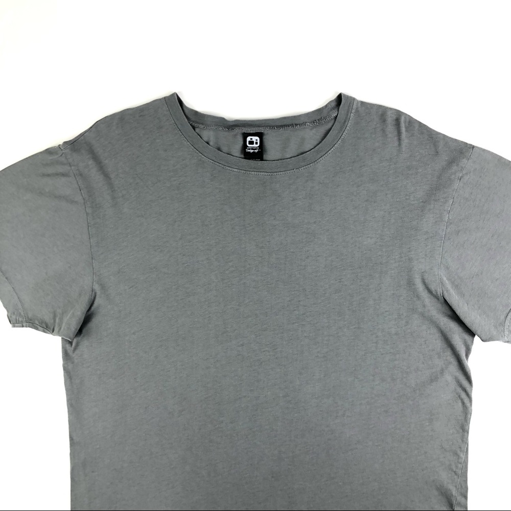 Alternative Vintage Soft Basic Dark Grey Tee - image 6